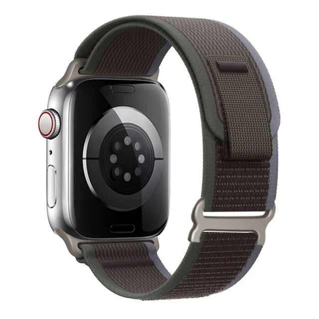 Apple Watch Two-Tone Nylon Trail Loop Band with Pull Tab