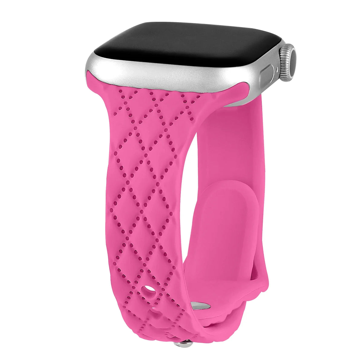 Apple Watch Slim Diamond-Pattern Silicone Band