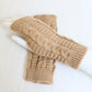 Women Stylish Hand Warmer Winter Gloves Arm Crochet Knitting Faux Wool Mitten Warm Fingerless Glove Twist Pattern Women Gloves