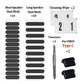 Universal Phone Dustproof Net Stickers Speaker Mesh for iPhone Samsung Anti Dust Net Sound Hole Charging Port Dust Cover Plug