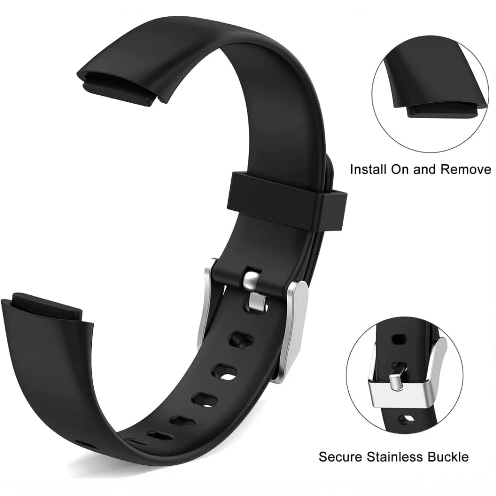 Fitbit Luxe Band in Silicone, Perforated Sport or Metal Link