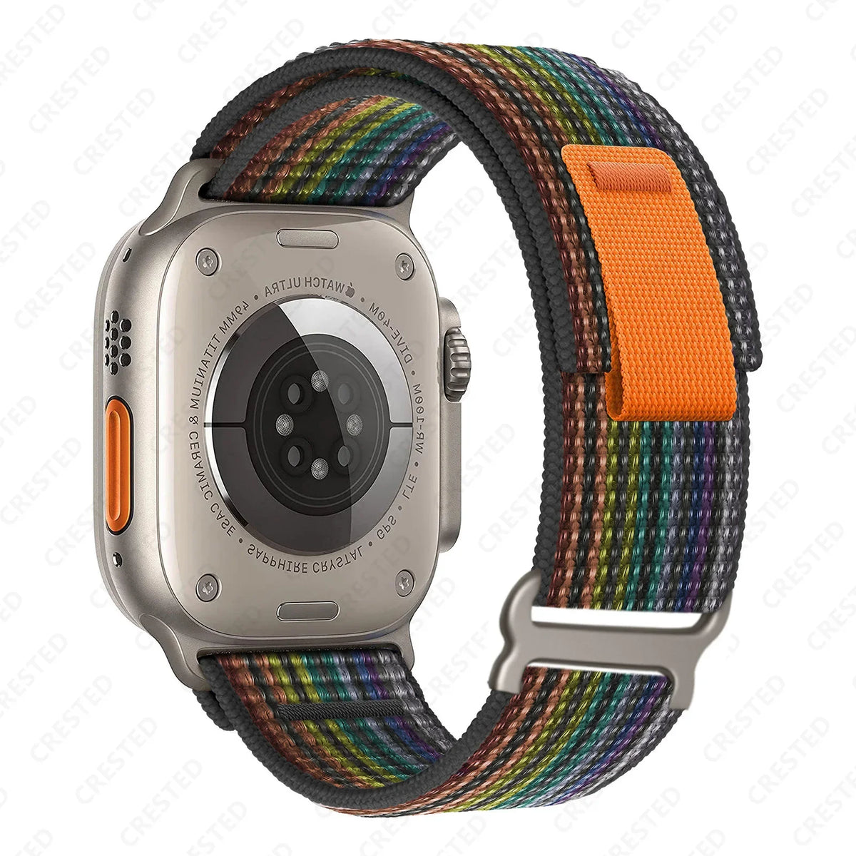 Apple Watch Two-Tone Nylon Trail Loop Band with Pull Tab