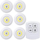 Dimmable LED Under Cabinet Light with Remote Control Battery Operated LED Closets Lights Wardrobe Bathroom lighting Night Light