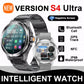 2025 New S4 Ultra Outdoor Sports Smart Watch Men AMOLED Screen NFC GPS Compass Heart rate Waterproof Bluetooth Call SmartWatch