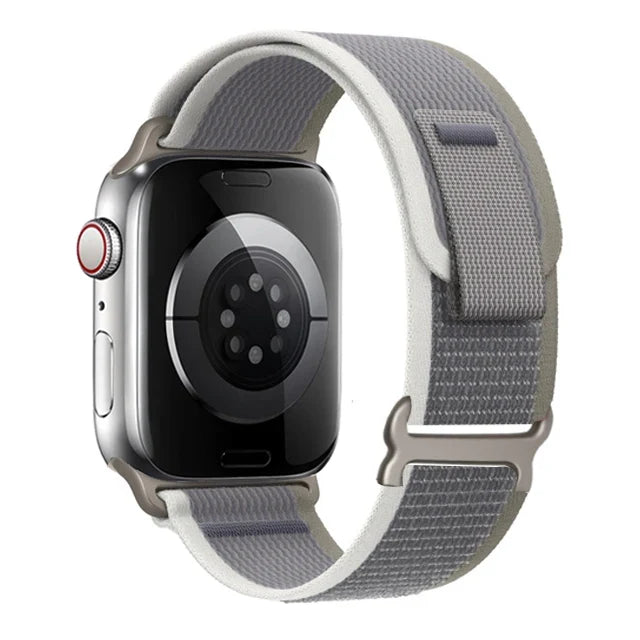 Apple Watch Two-Tone Nylon Trail Loop Band with Pull Tab