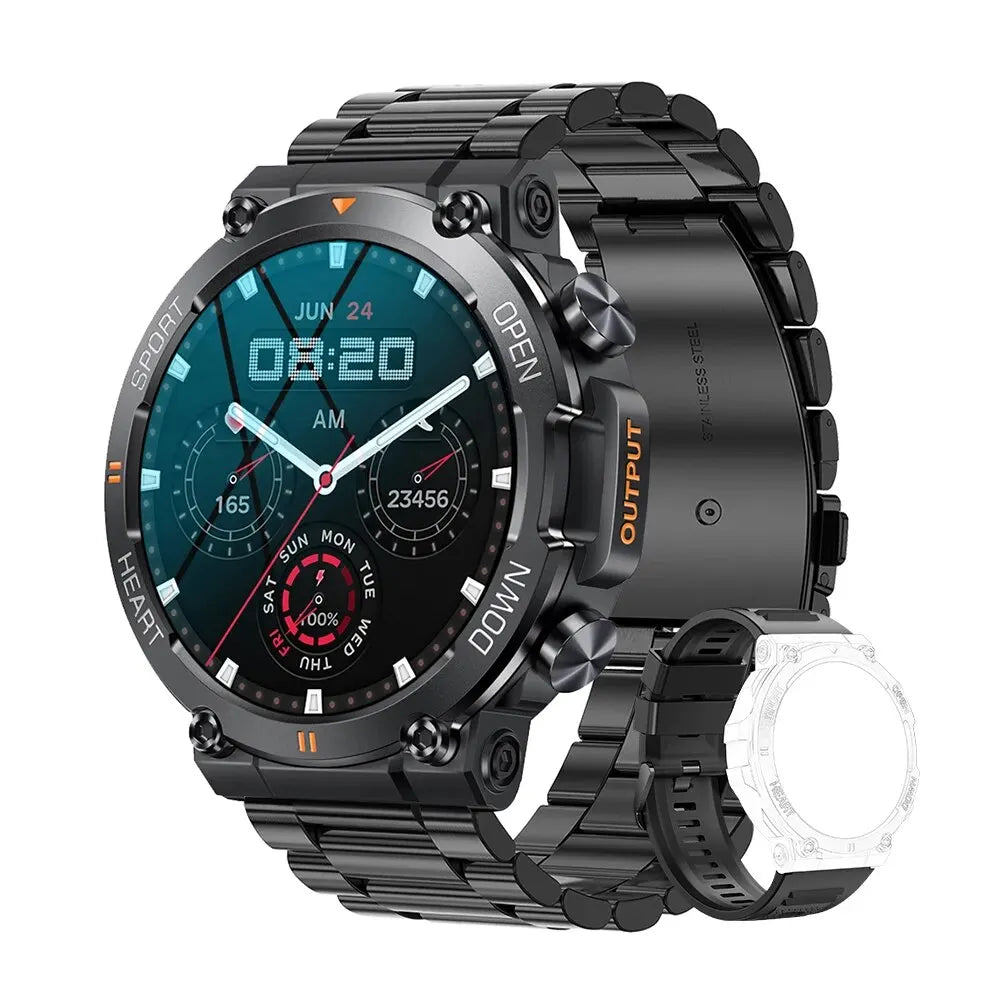 MD56 1.39" HD Bluetooth Call Smartwatch for Men