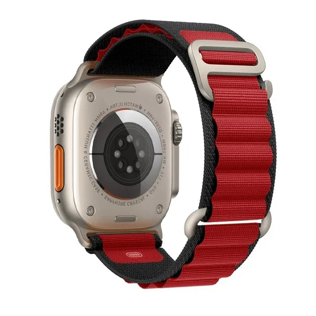 Apple Watch Alpine-Style Nylon Loop Band with Metal Hook