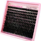 10Row 40D-200D 5D Fluffy Thick Lashes Clusters 10-18mmMix Wispy Individual Lashes Extensions Clusters DIY Makeup False Eyelashes