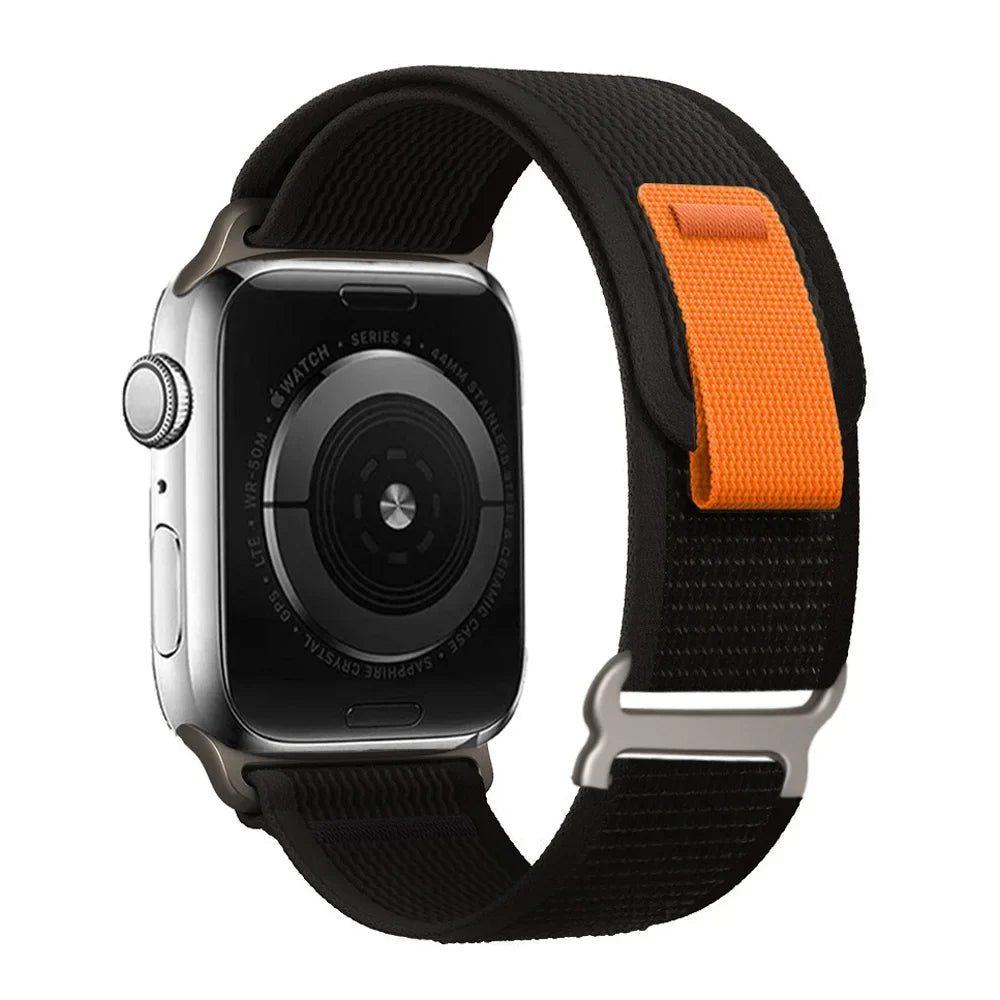 Apple Watch Two-Tone Nylon Trail Loop Band with Pull Tab