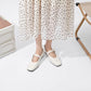 AIYUQI Mary Jane Shoes Female Genuine Leather 2026 New Snap Ballet Shoes Women Square Toe Flat Cowhide Ladies Shoes