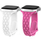 Apple Watch Slim Diamond-Pattern Silicone Band
