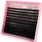 10Row 40D-200D 5D Fluffy Thick Lashes Clusters 10-18mmMix Wispy Individual Lashes Extensions Clusters DIY Makeup False Eyelashes