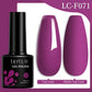 LILYCUTE 7ML Colorful Gel Nail Polish 129 Colors Long Lasting For Manicure Semi Permanent Base Top Coat Nail Art UV Gel Varnish