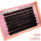 10Row 40D-200D 5D Fluffy Thick Lashes Clusters 10-18mmMix Wispy Individual Lashes Extensions Clusters DIY Makeup False Eyelashes
