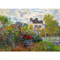 Abstract Claude Monet Garden Nature Landscape Wall Art Canvas Painting Famous Waterlily Poster For Modern Living Room Home Decor