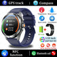 2025 New S4 Ultra Smart Watch Men Blood Oxygen Heart rate Compass Waterproof NFC GPS Tracking Bluetooth Call Sport Smartwatch