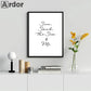 Amour Line Art Canvas Print