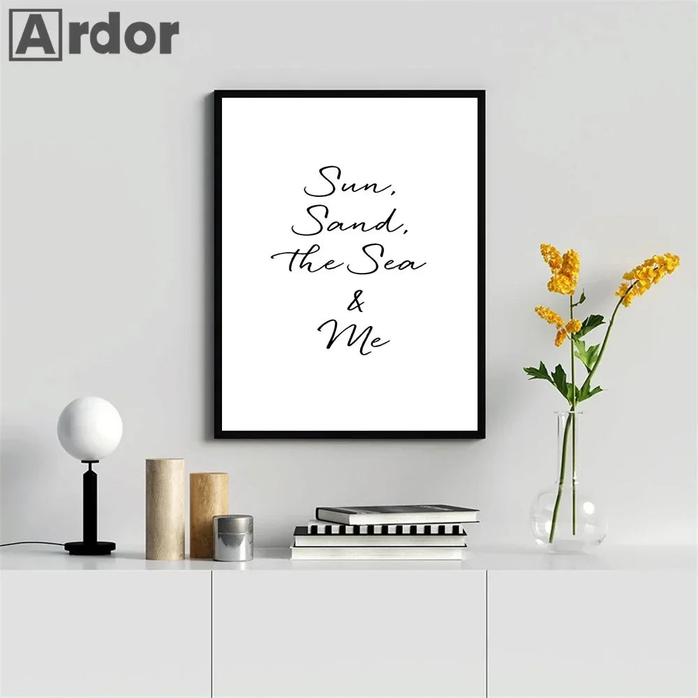 Amour Line Art Canvas Print
