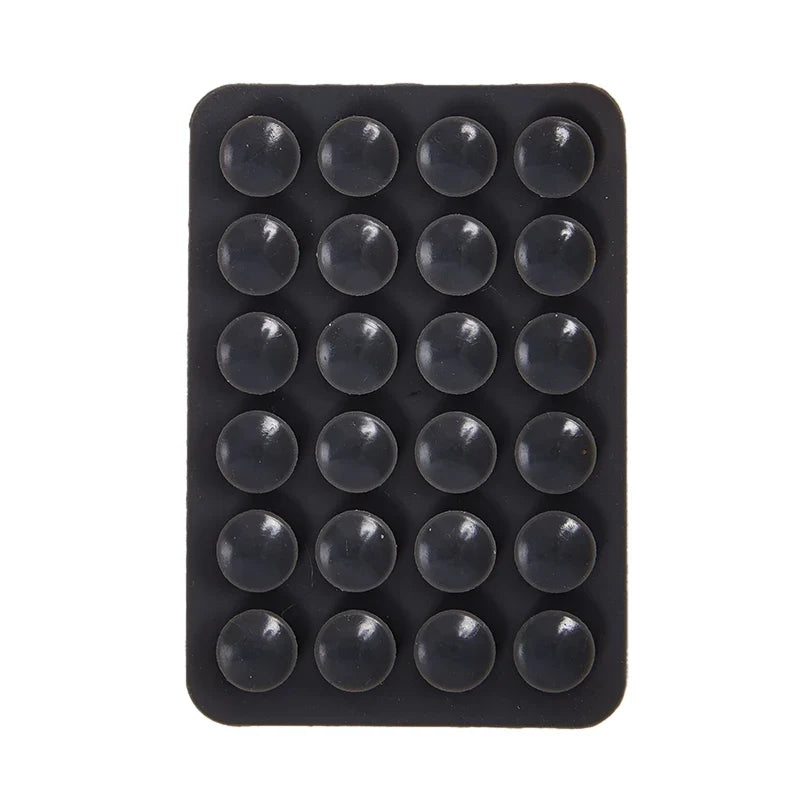 Silicone Suction Pad For Mobile Phone Fixture Suction Cup Backed Adhesive Silicone Rubber Sucker Pad For Fixed Pad