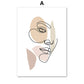 Amour Line Art Canvas Print