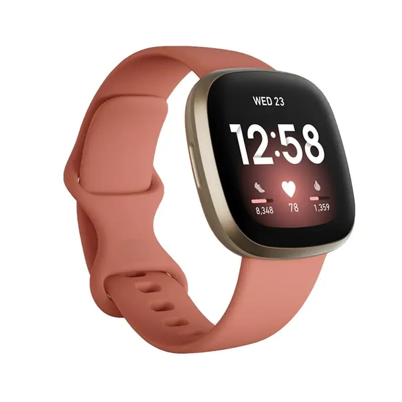 Fitbit Versa 4, Versa 3, Sense 2 & Sense Silicone Band, S or L