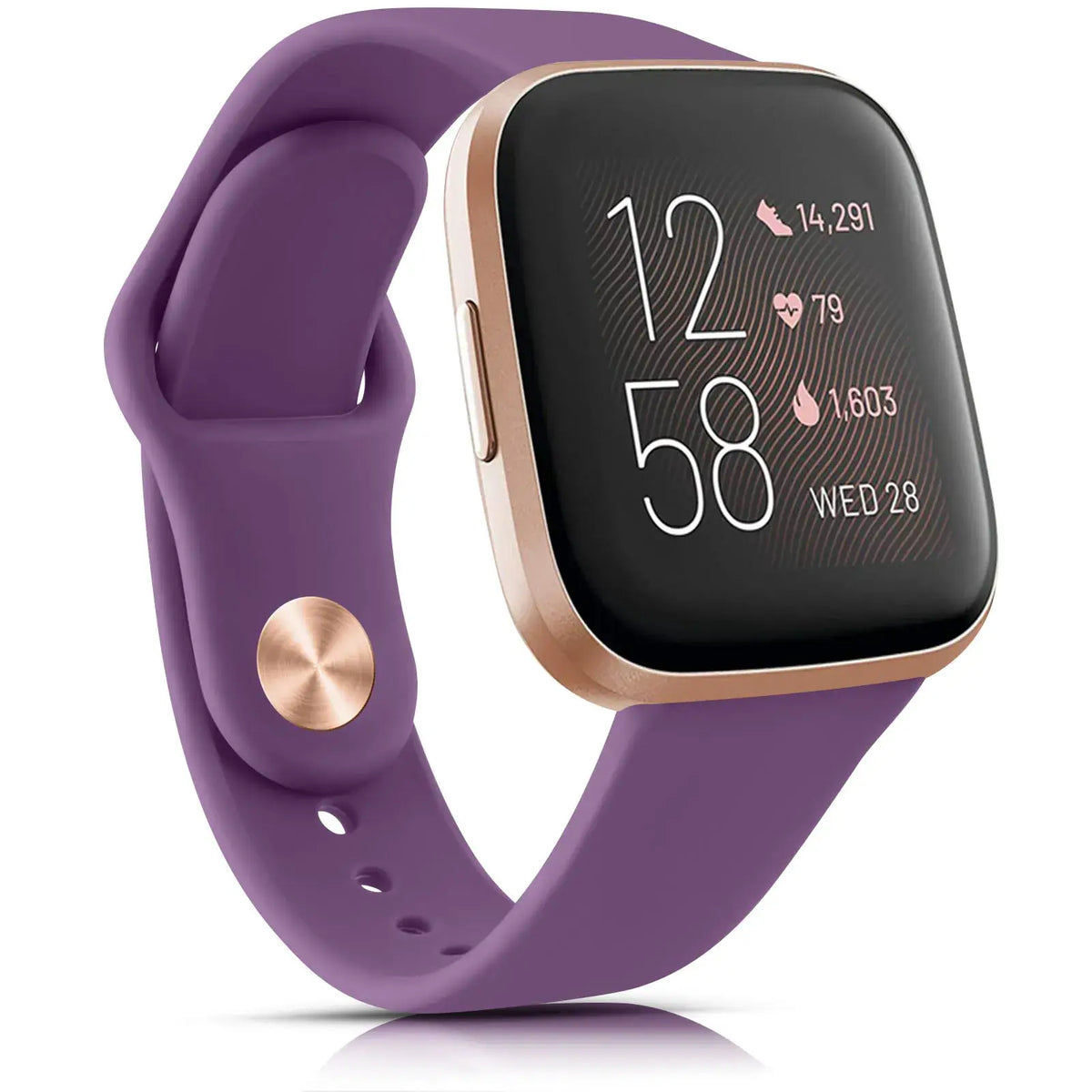 Fitbit Versa 4, 3, 2 & Sense 2 Soft Silicone Band, 15 Colors