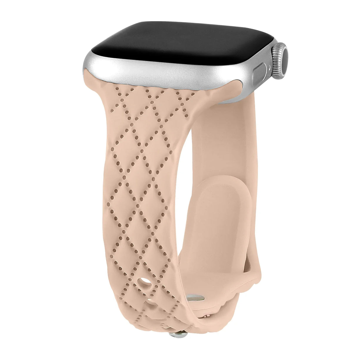 Apple Watch Slim Diamond-Pattern Silicone Band