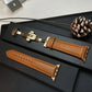 Apple Watch Leather Band with Metal Folding Clasp
