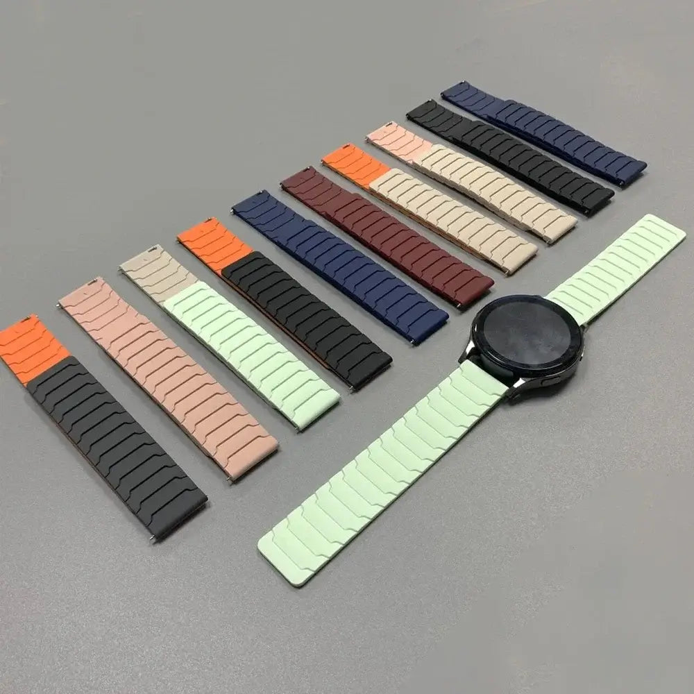 Amazfit Balance, GTR, GTS & Bip Segmented Magnetic Silicone Loop Band