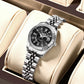 Women's 27mm Fluted Bezel Quartz Date Watch