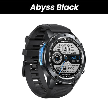 New Zeblaze Stratos 2 Ultra GPS Smart Watch Built-in Compass Barometric Altimeter Dual-band GNSS Voice Calling Smartwatch 10 ATM