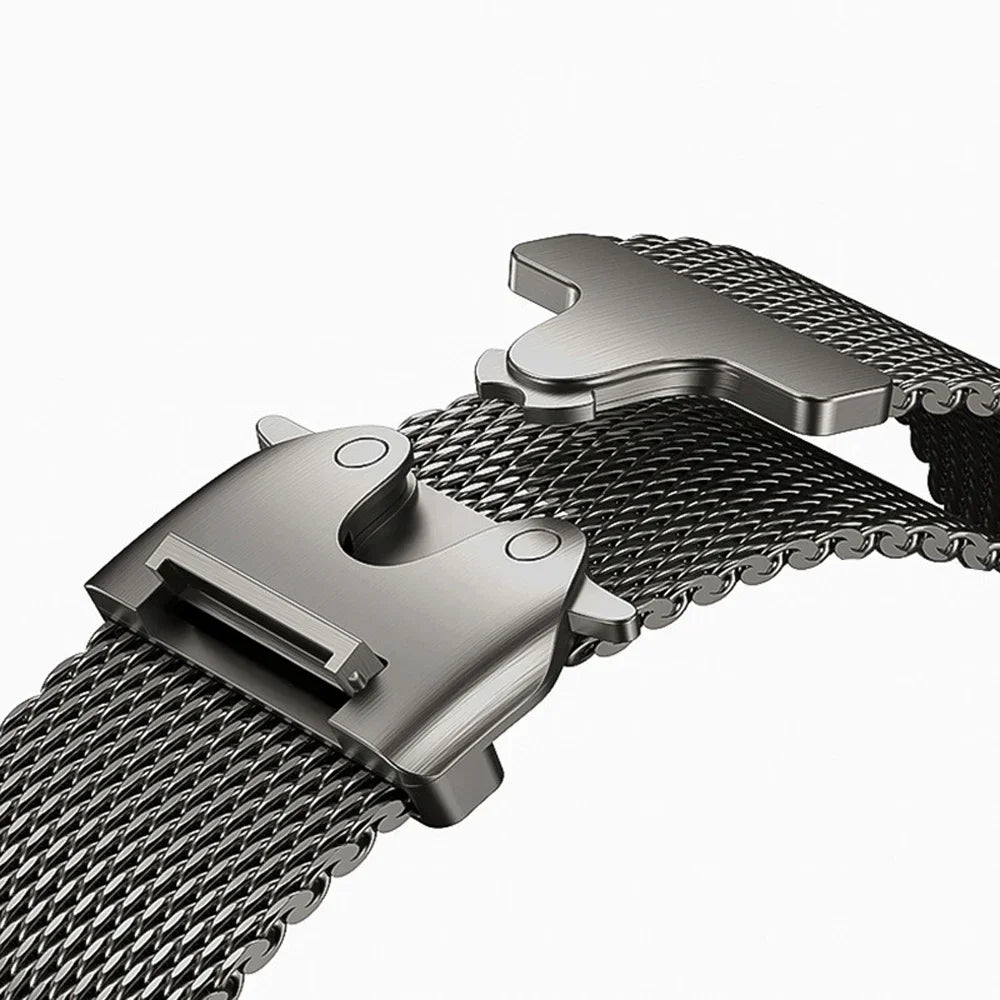 Apple Watch Milanese Mesh Loop Band with Parachute-Style Clasp