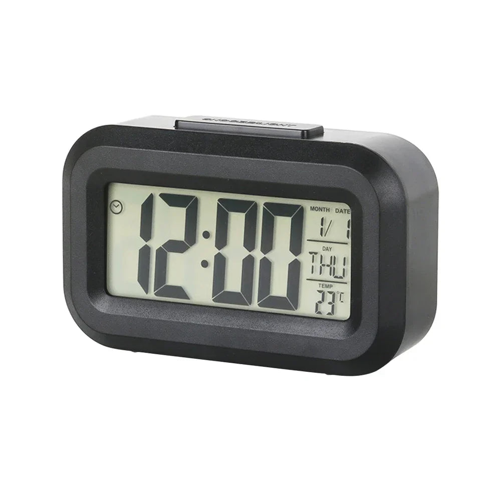 LED Digital Alarm Clock Backlight Snooze Data Time Calendar Desktop Multifunction Electronic Backlight Table Clock