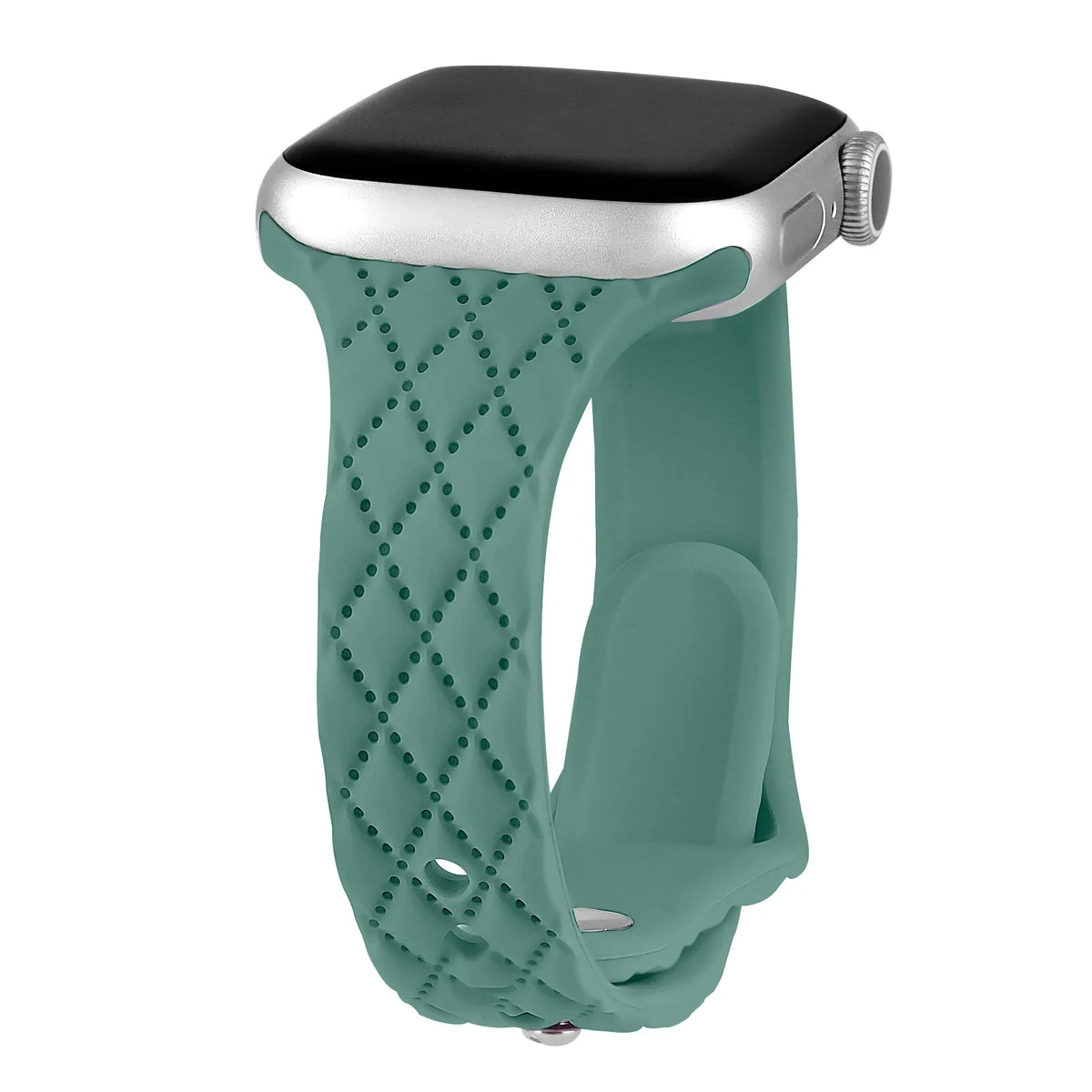 Apple Watch Slim Diamond-Pattern Silicone Band