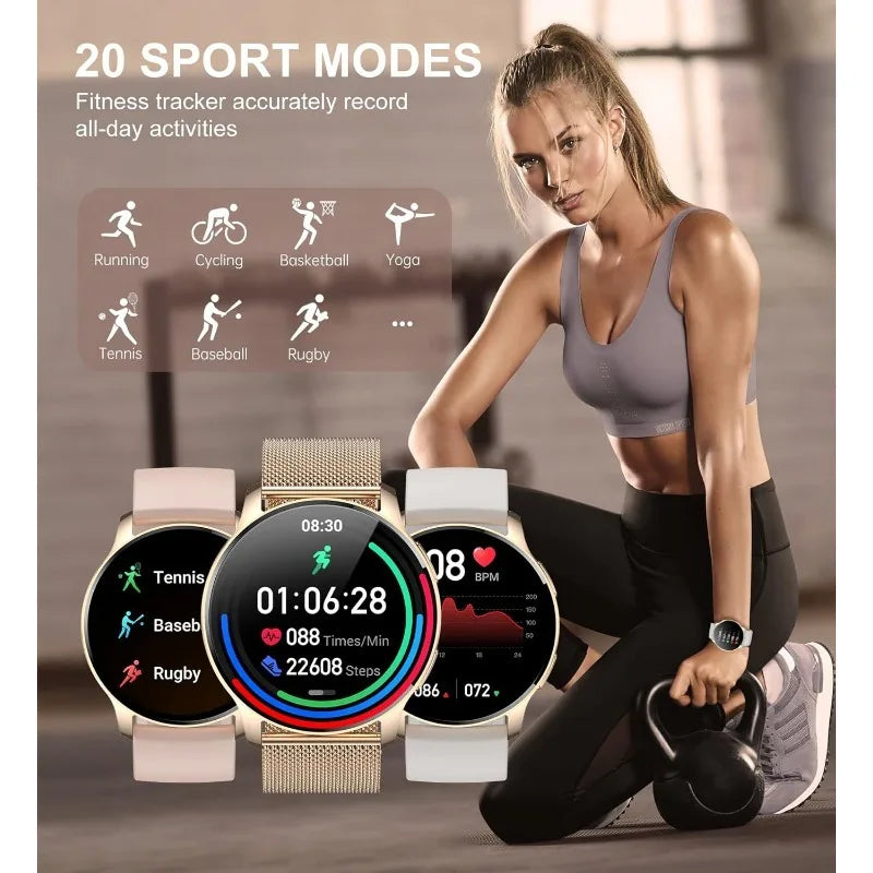 Women’s Smartwatch Call & Fitness Tracker 1.32" HD