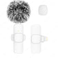 New Wireless Lavalier Microphone Portable Audio Video Recording Mini Microphone for iPhone Android PC Camera Live Gaming Phone