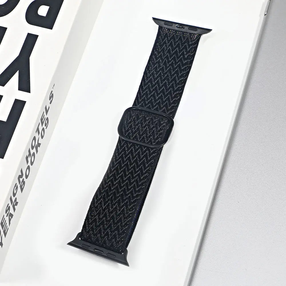Apple Watch Stretch Nylon Loop Band, Solid & Patterned