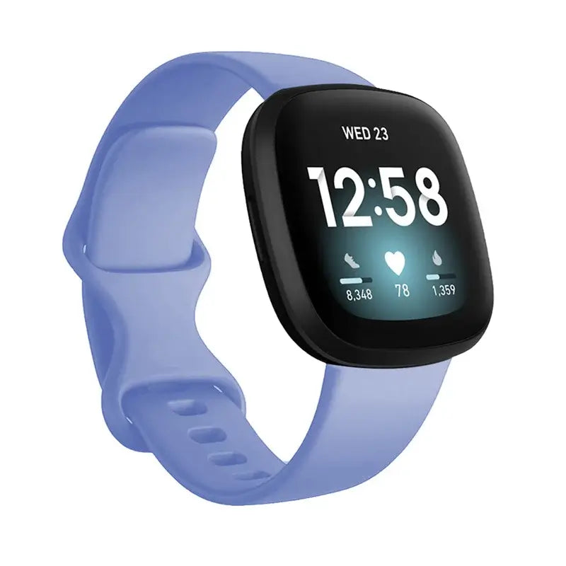 Fitbit Versa 4, Versa 3, Sense 2 & Sense Silicone Band, S or L