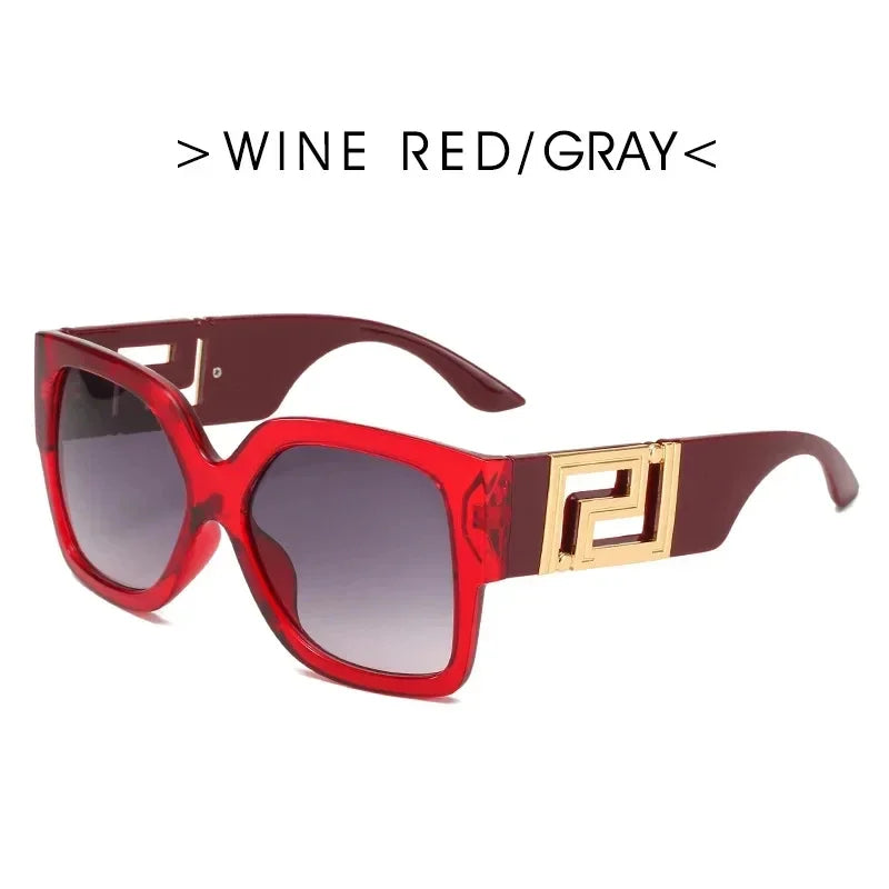 Luxury style Vintage Oversize Sunglasses