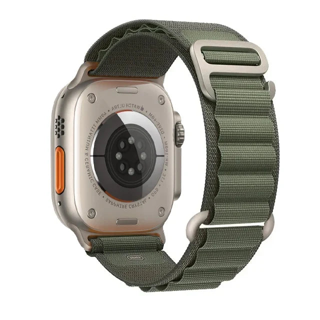 Apple Watch Alpine-Style Nylon Loop Band with Metal Hook
