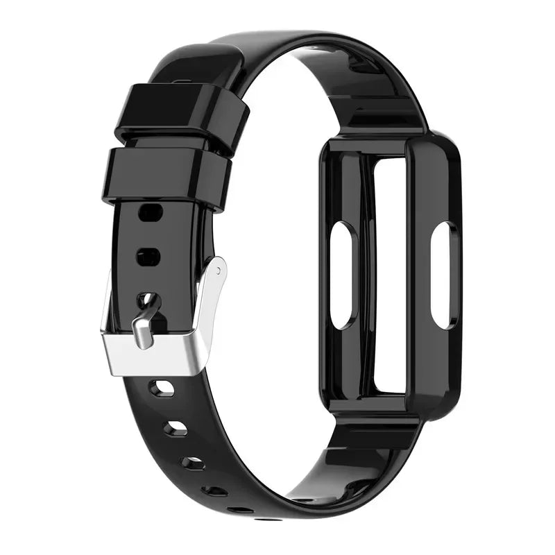 Fitbit Luxe Clear Band with Built-In Case, Translucent Colors