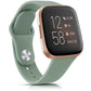 Fitbit Versa 4, 3, 2 & Sense 2 Soft Silicone Band, 15 Colors