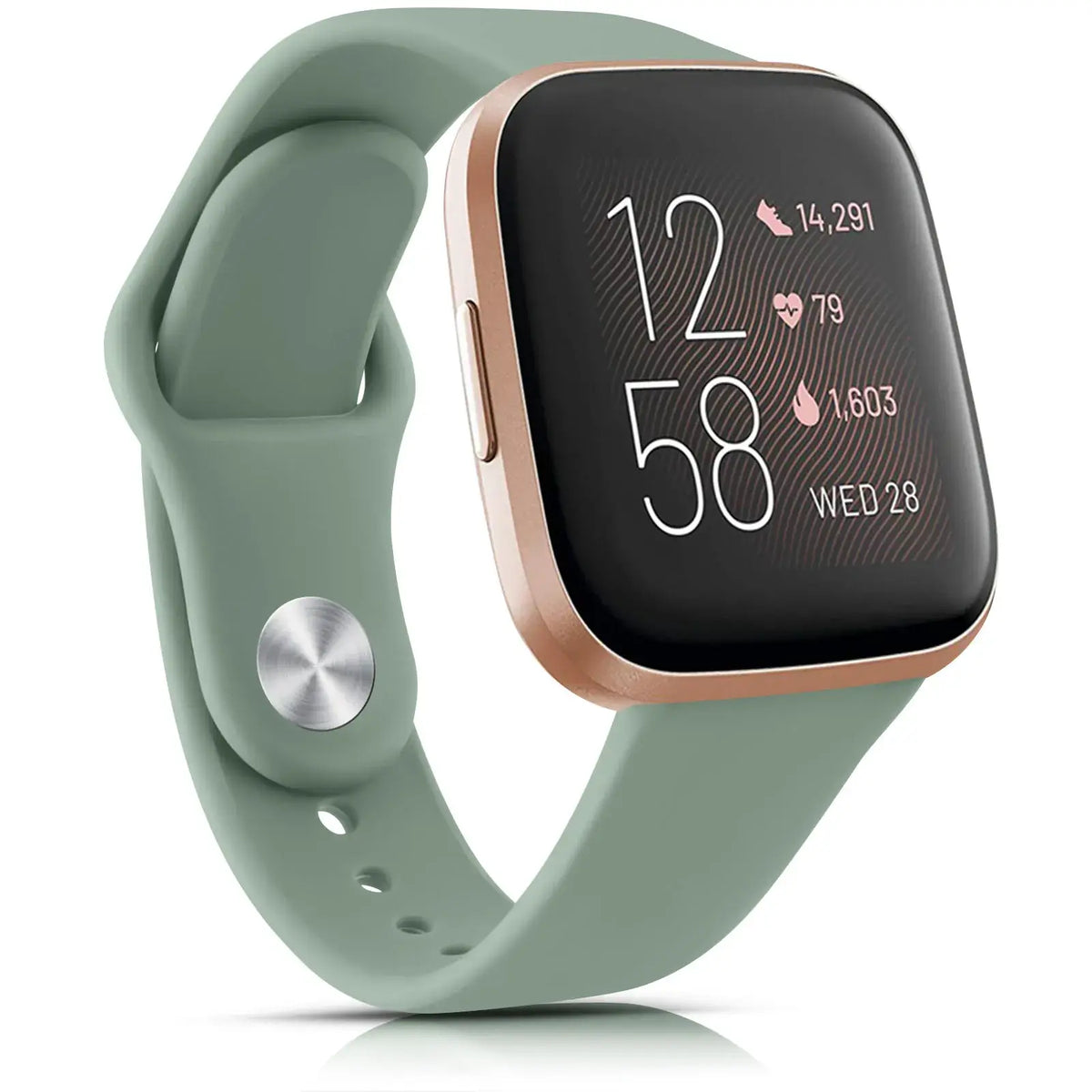 Fitbit Versa 4, 3, 2 & Sense 2 Soft Silicone Band, 15 Colors