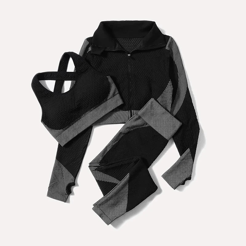FlexFit Seamless Yoga Set: Comfy, Stylish, Versatile