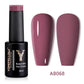 YOKEFELLOW 10ml Jelly Nude Gel Nail Polish High Quality Translucent Pink Nail Gel Varnish Soak Off UV Gel Polish Long Lasting