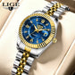 Women's 27mm Fluted Bezel Quartz Date Watch