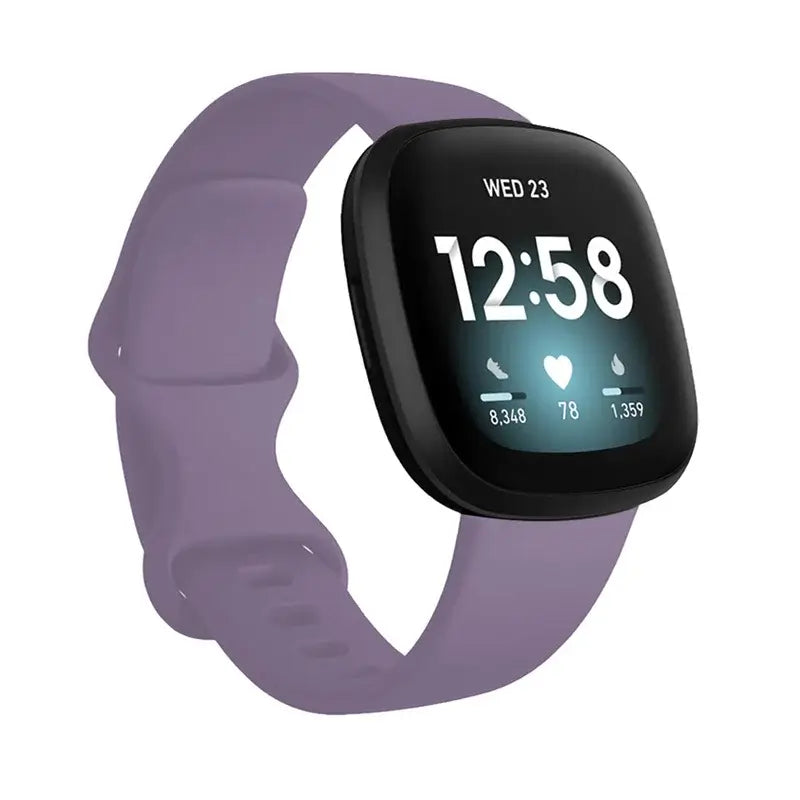 Fitbit Versa 4, Versa 3, Sense 2 & Sense Silicone Band, S or L
