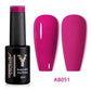 YOKEFELLOW 10ml Jelly Nude Gel Nail Polish High Quality Translucent Pink Nail Gel Varnish Soak Off UV Gel Polish Long Lasting