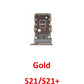 Phone Sim Card Tray For Samsung Galaxy S21 FE Plus Ultra S21+ New SIM Chip Slot Holder G990 G991 G996 G998 With Tool