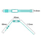 Fitbit Luxe Clear Band with Built-In Case, Translucent Colors